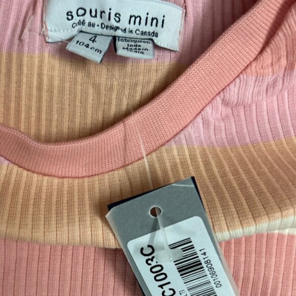 “Sunset Snuggles” Ribbed Lounge Set – Soft Stripes for Cozy Days 4T NWT Cotton - Picture 7 of 7